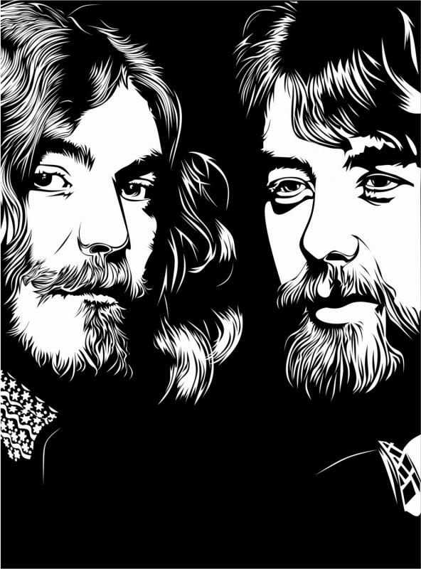 Джон Бонэм, Роберт Плант Led Zeppelin